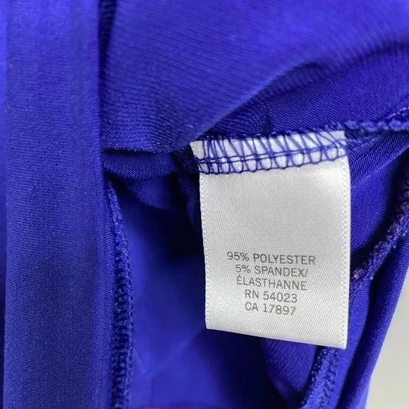 Banana Republic Blue Draped Blouse - Picture 6 of 6